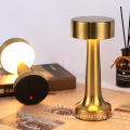 Lampe de table rechargeable Chrome Gold Chrome de 1200 mAh